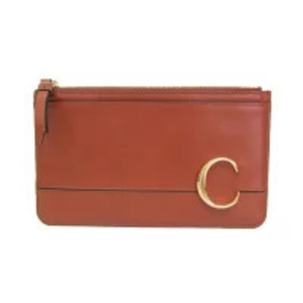 Chloe Multi Pouch Leather Brown